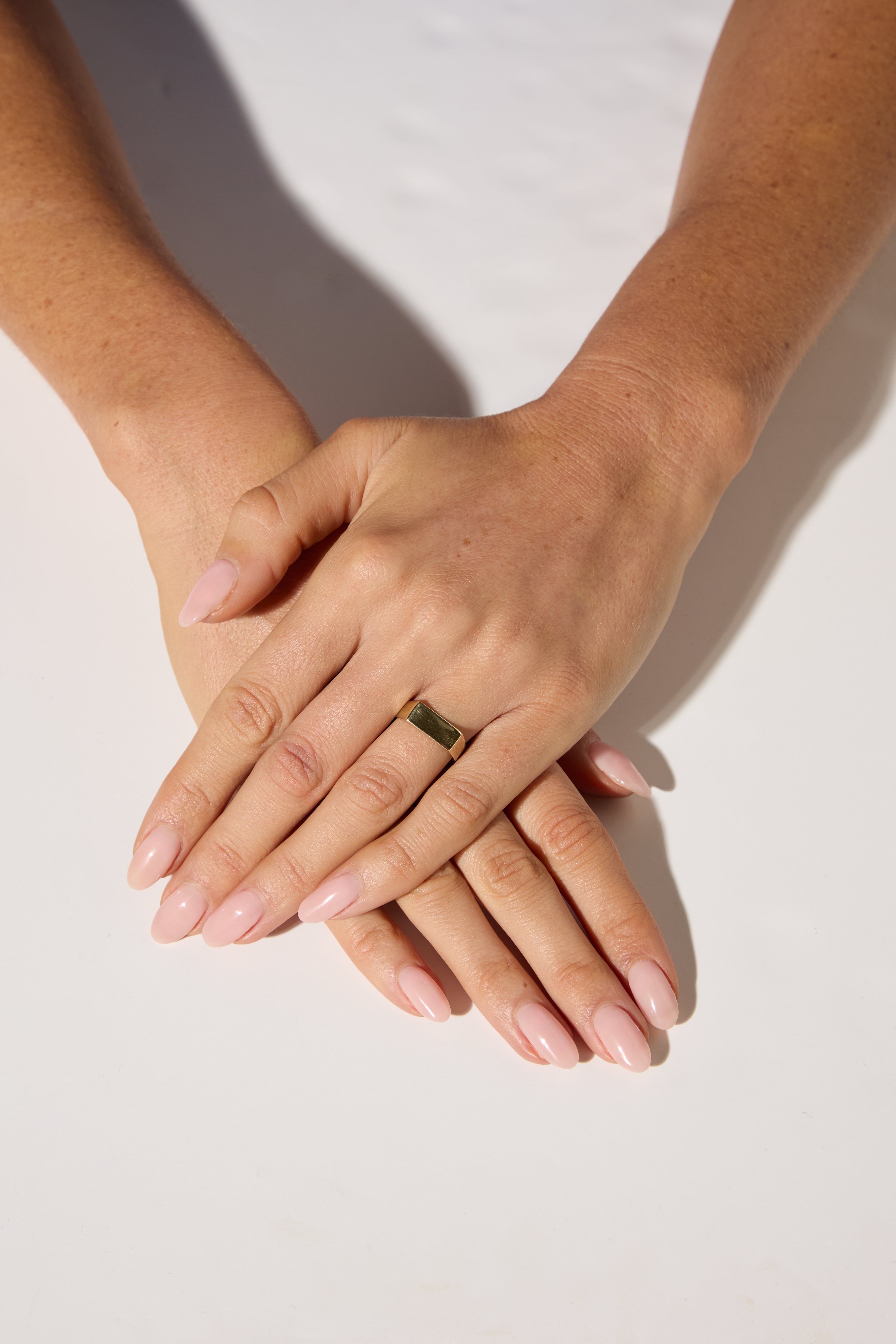 9ct Yellow Gold Rectangular Shaped Signet Ring