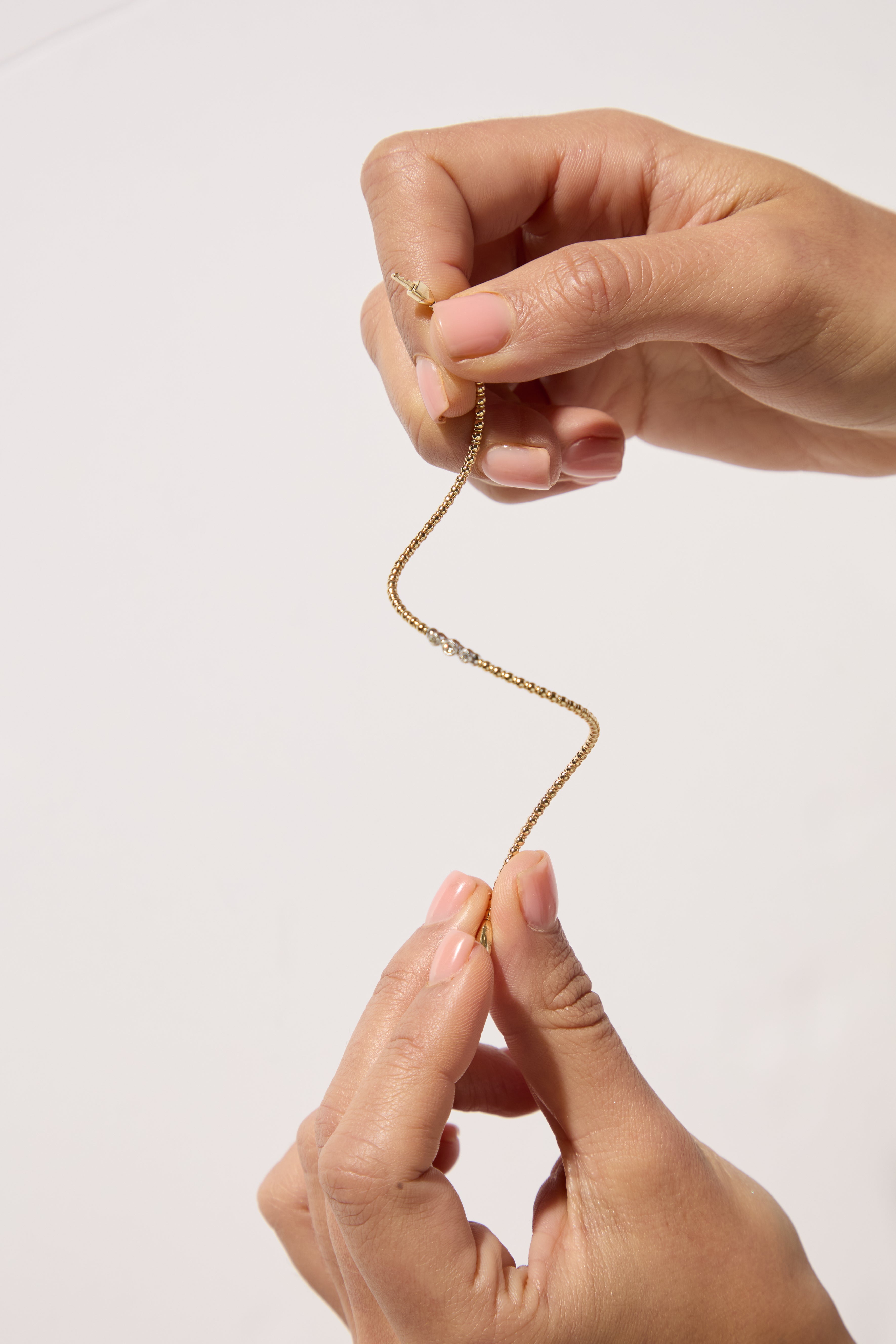 14ct Yellow Gold Natural Diamond Flexi Bangle