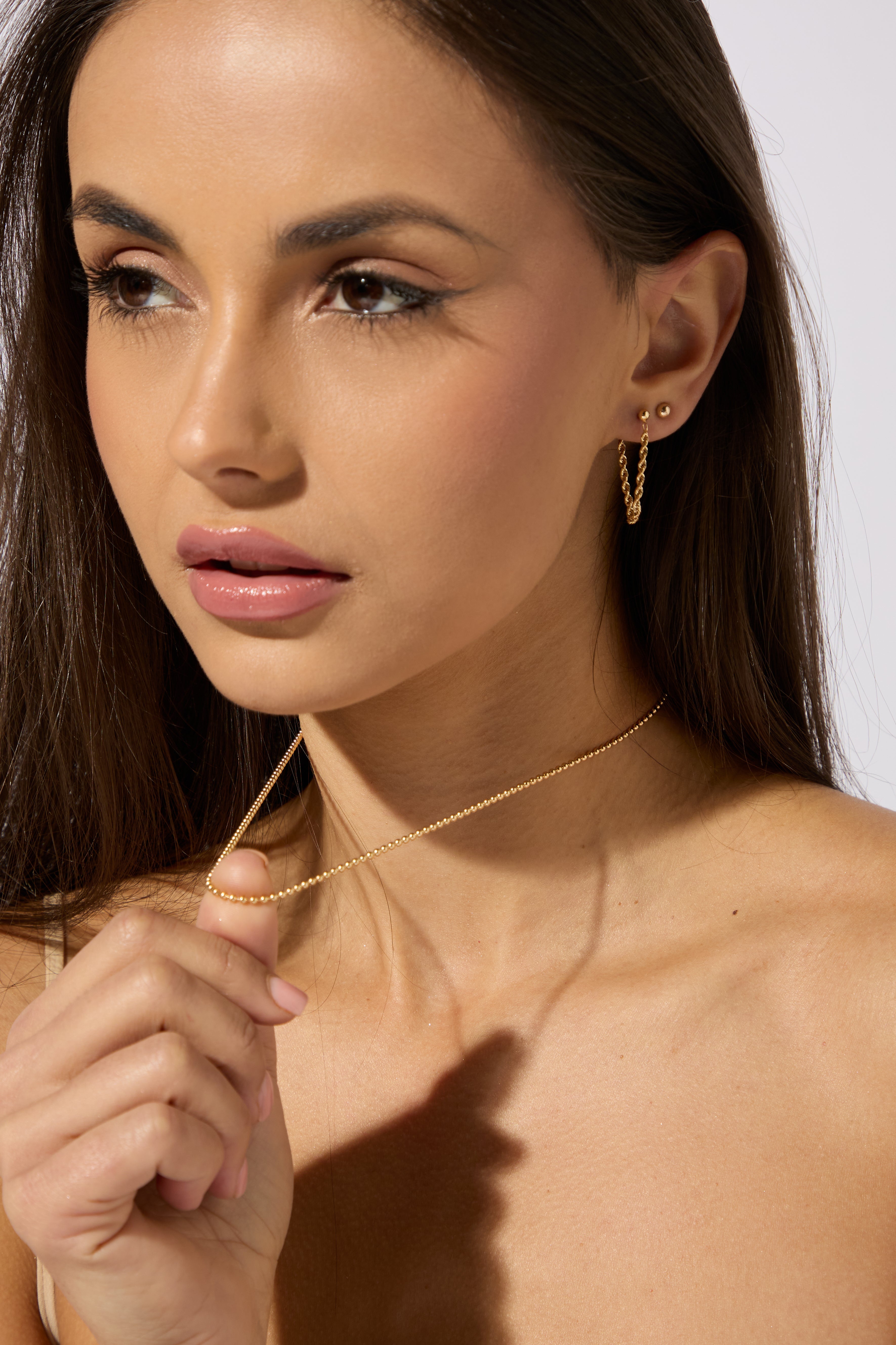 9ct Yellow Gold Rope Earrings