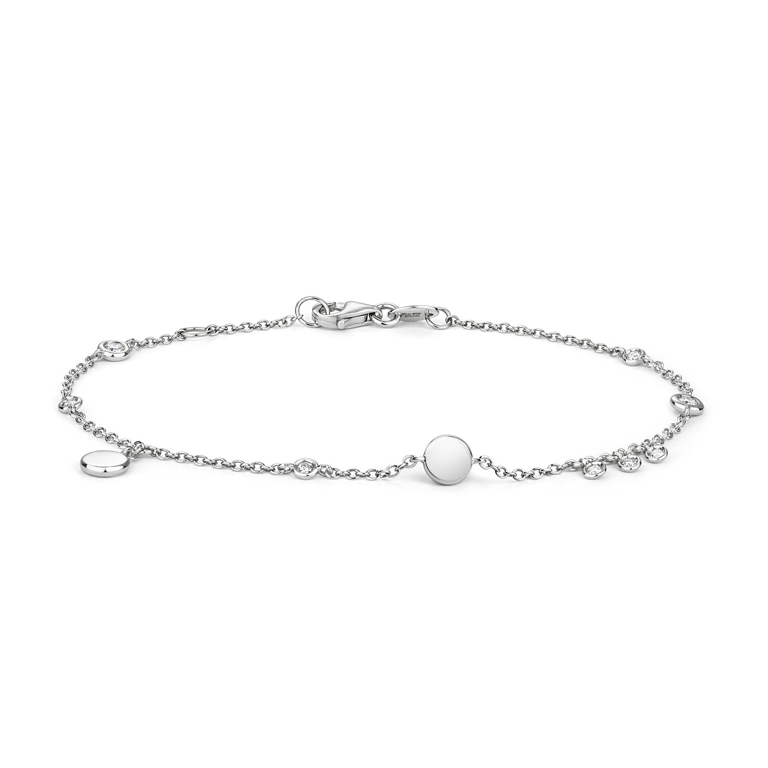 DIAMOND BRACELET IN 18CT WHITE GOLD