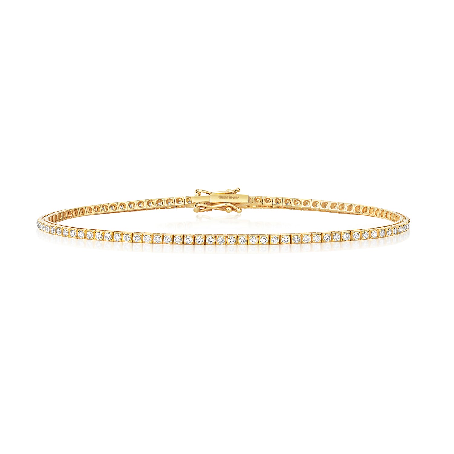 DIAMOND BRACELET IN 18CT YELLOW GOLD
