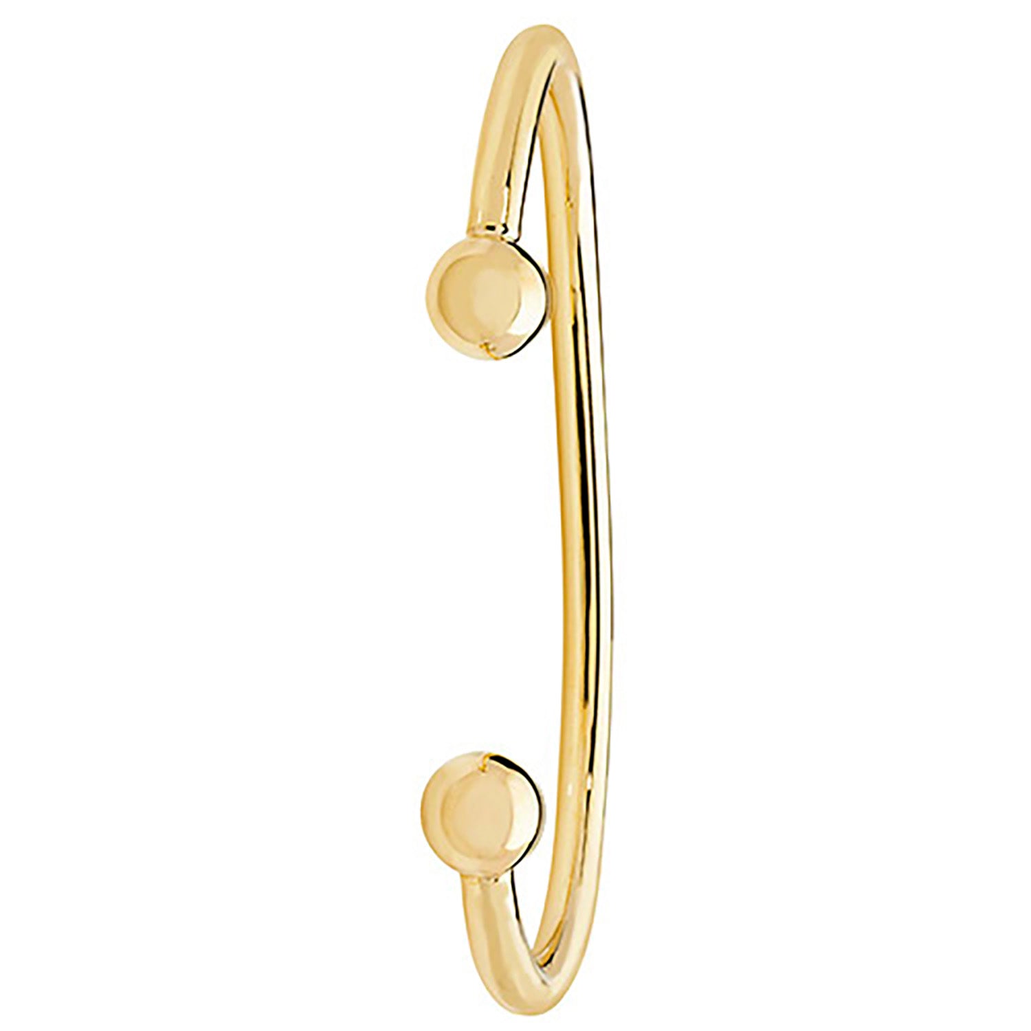9CT GOLD GENTS' SOLID TORC BANGLE