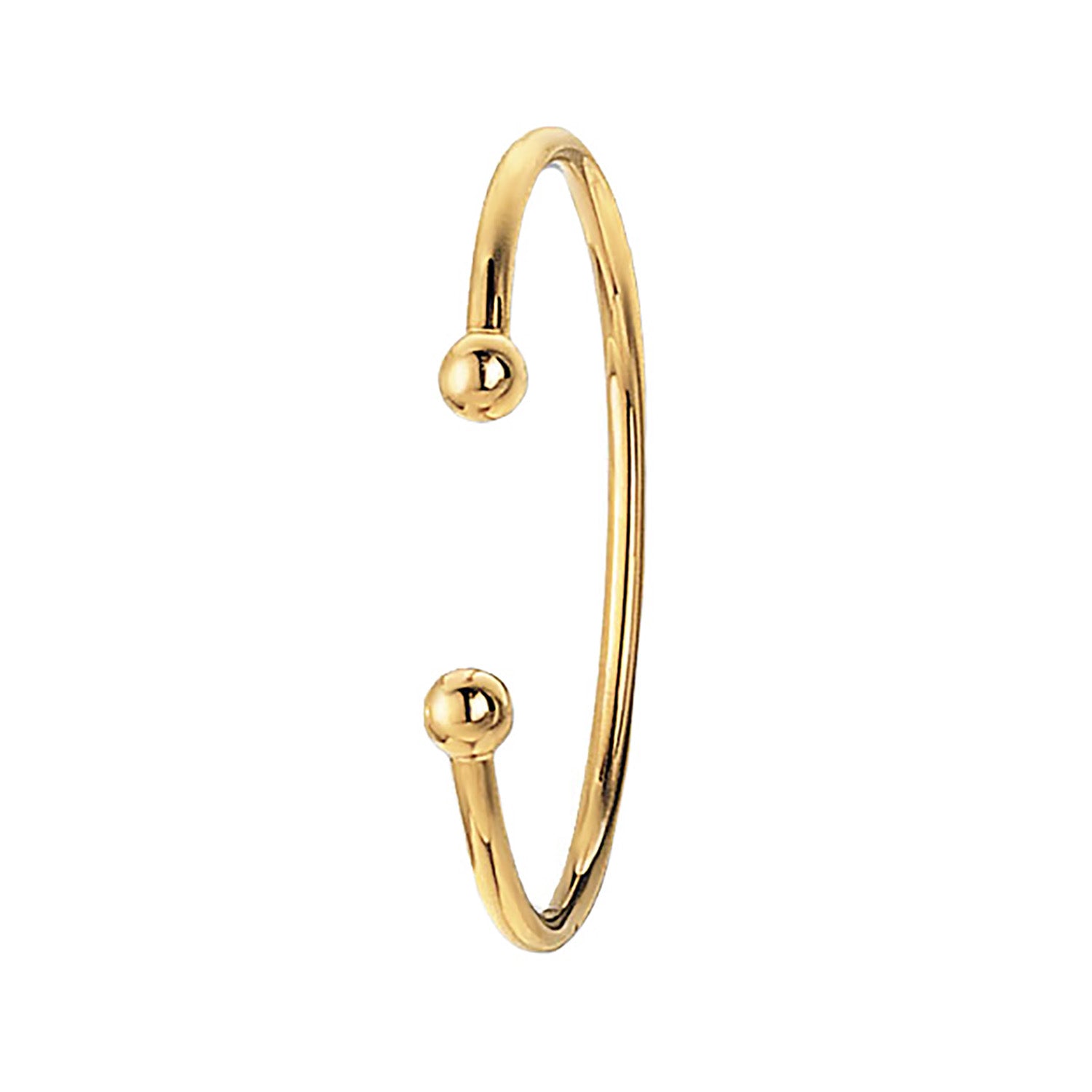 9CT GOLD BABIES' TORC BANGLE
