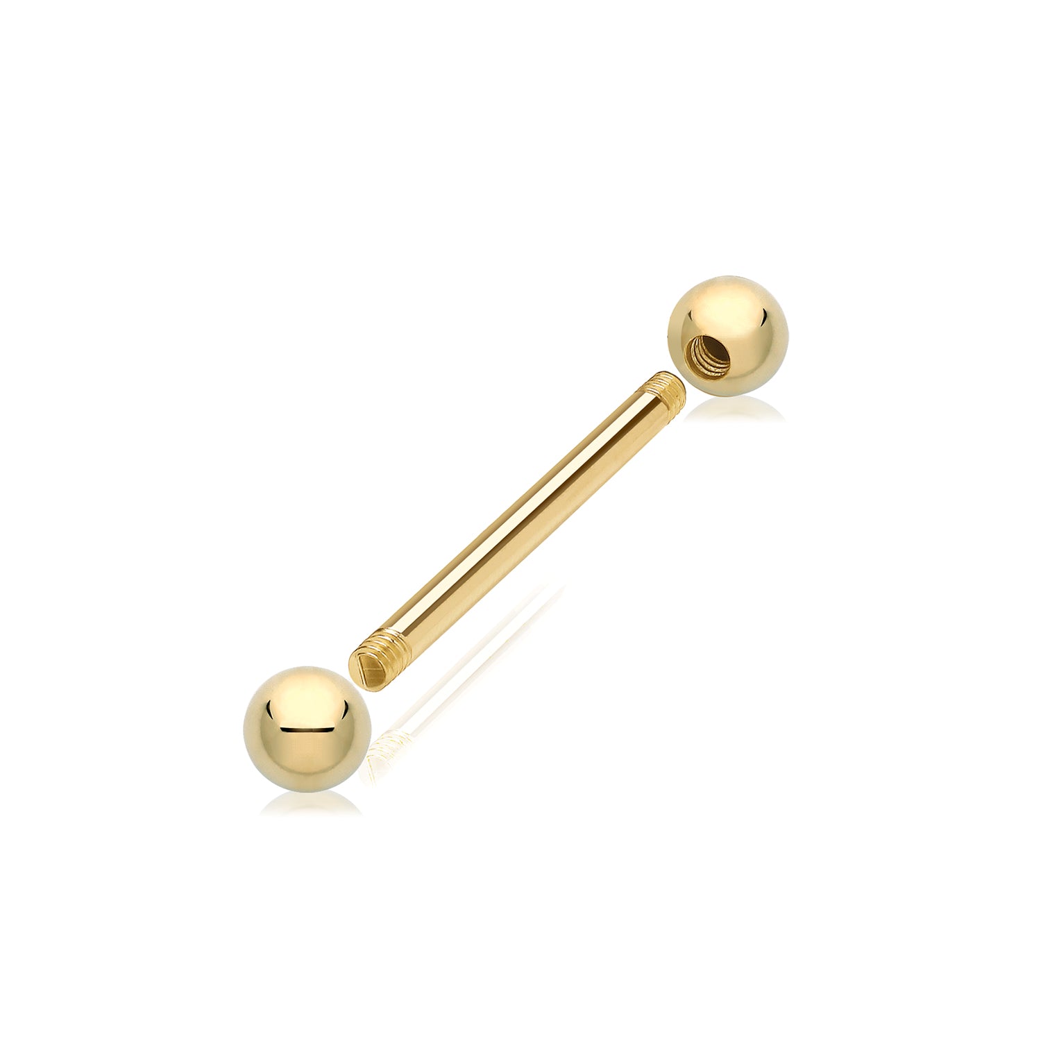 9CT GOLD BAR PIERCING