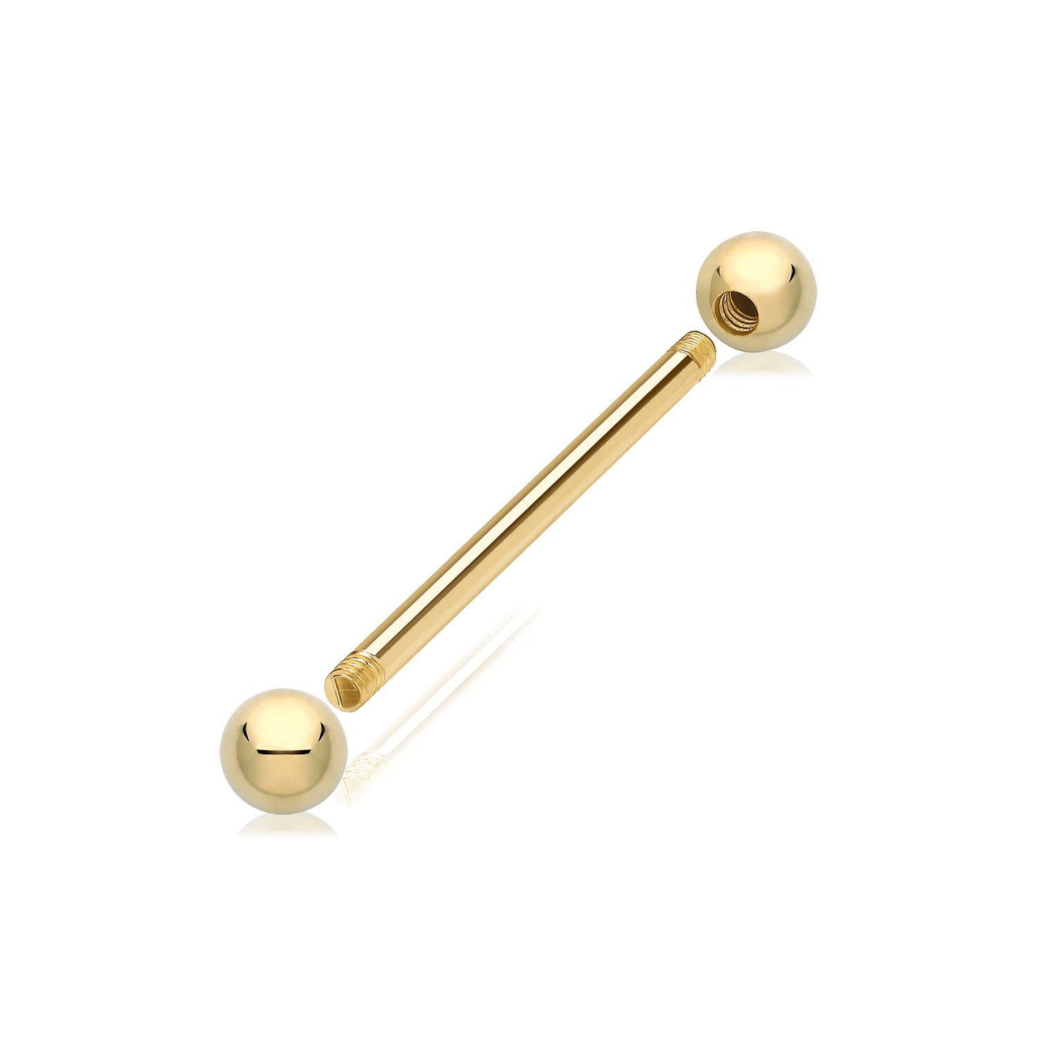 9CT GOLD BAR PIERCING