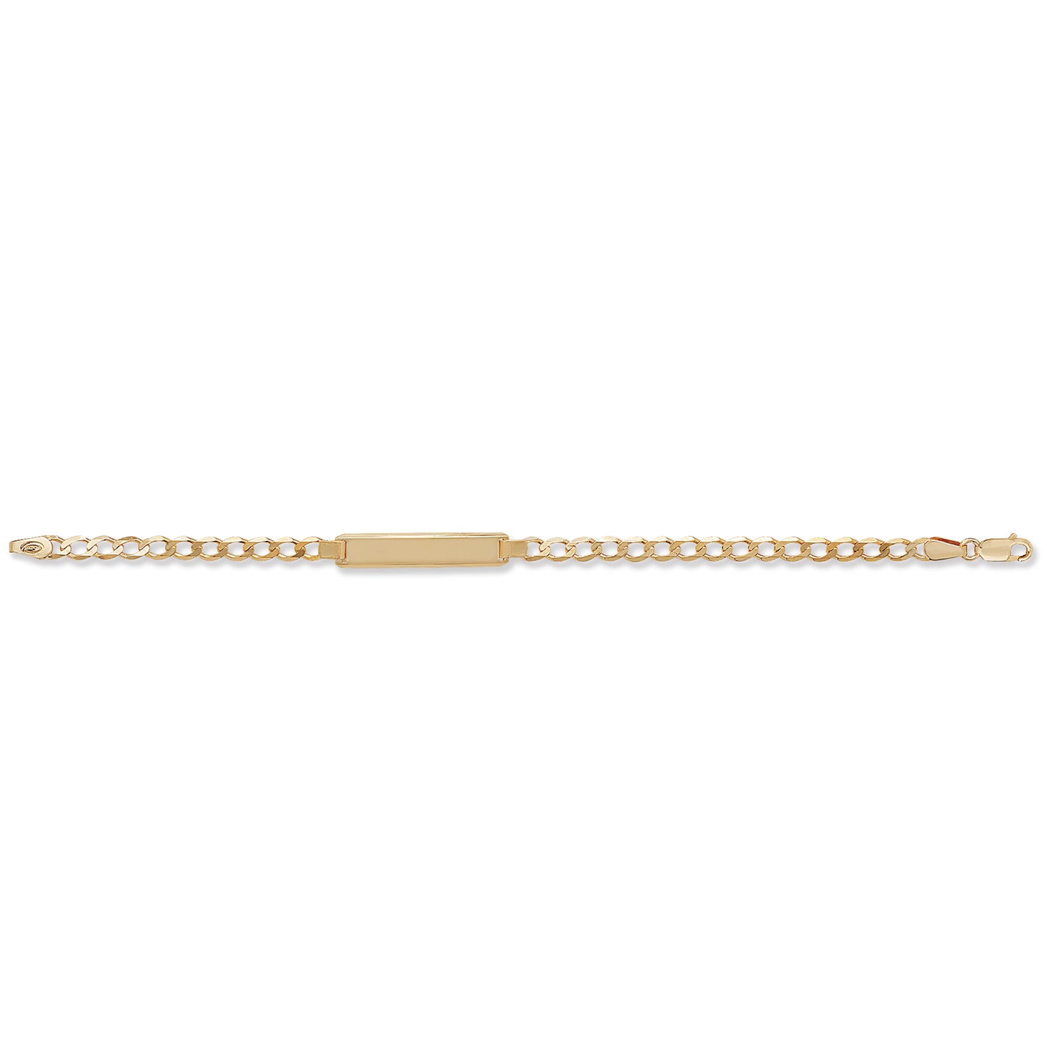 9CT GOLD BABIES' RECTANGULAR ID PLATE BRACELET