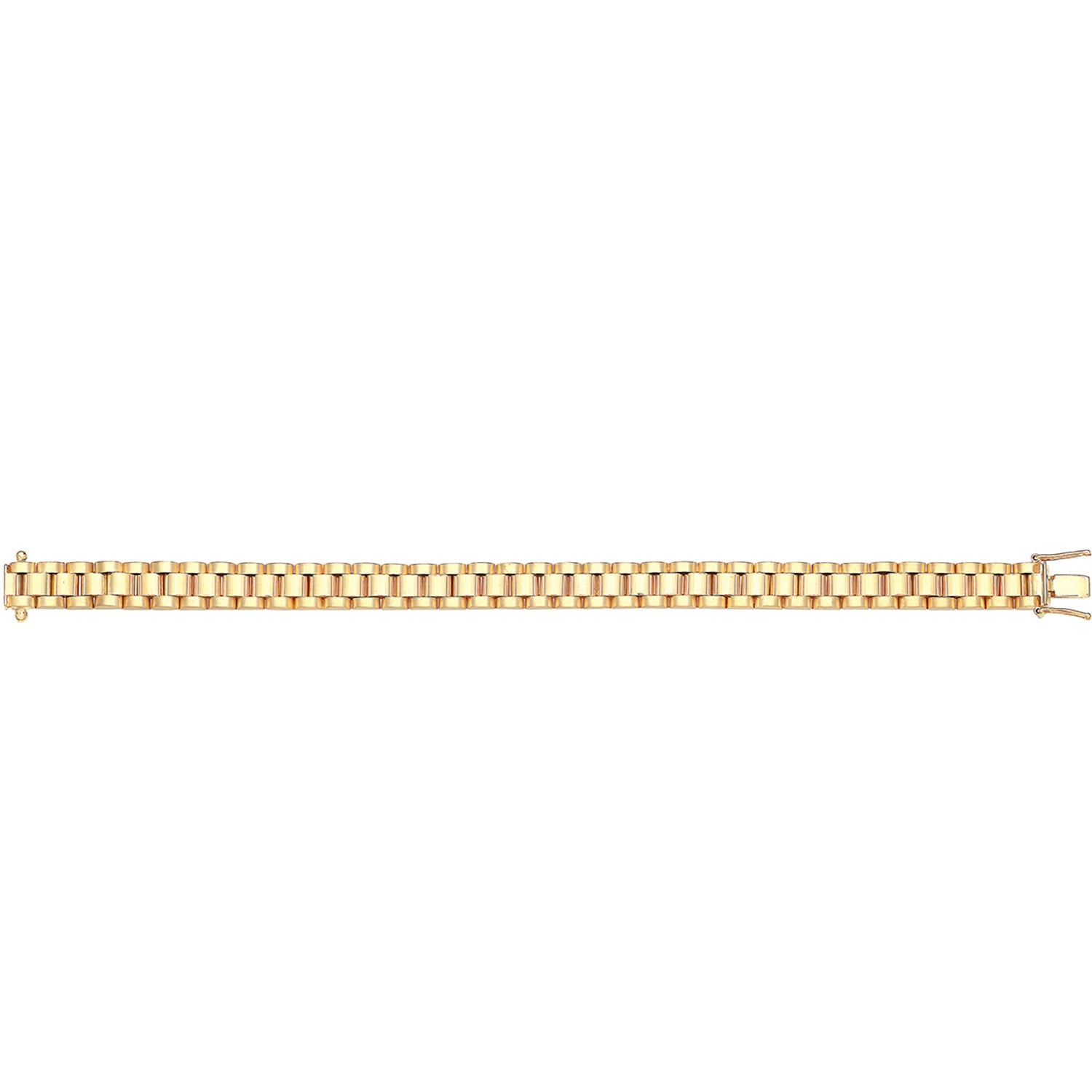 9CT GOLD GENTS' WATCH STRAP BRACLET