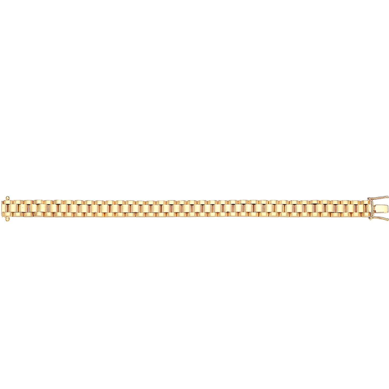 9CT GOLD GENTS' WATCH STRAP BRACLET