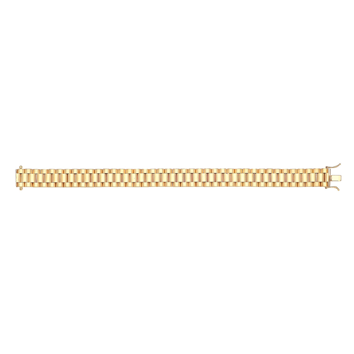 9CT GOLD GENTS' WATCH STRAP BRACLET