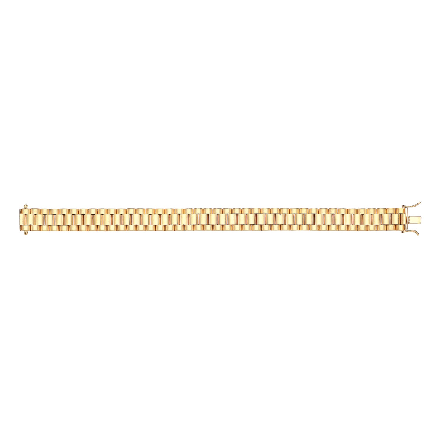 9CT GOLD GENTS' WATCH STRAP BRACLET