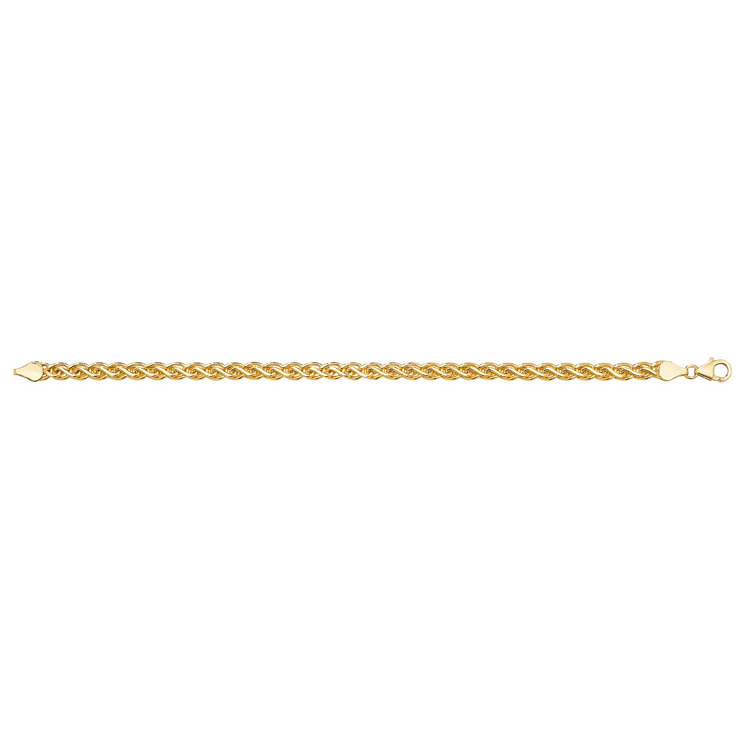 9CT GOLD PLAITED FANCY BRACELET
