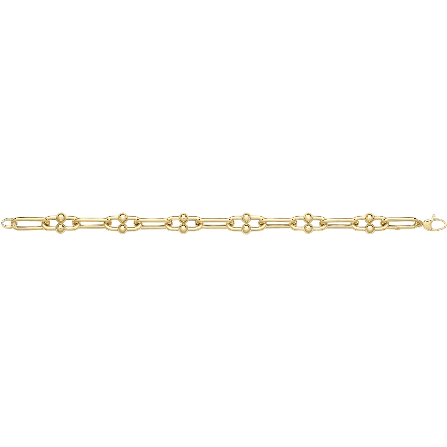 9CT GOLD HOLLOW BRACELET