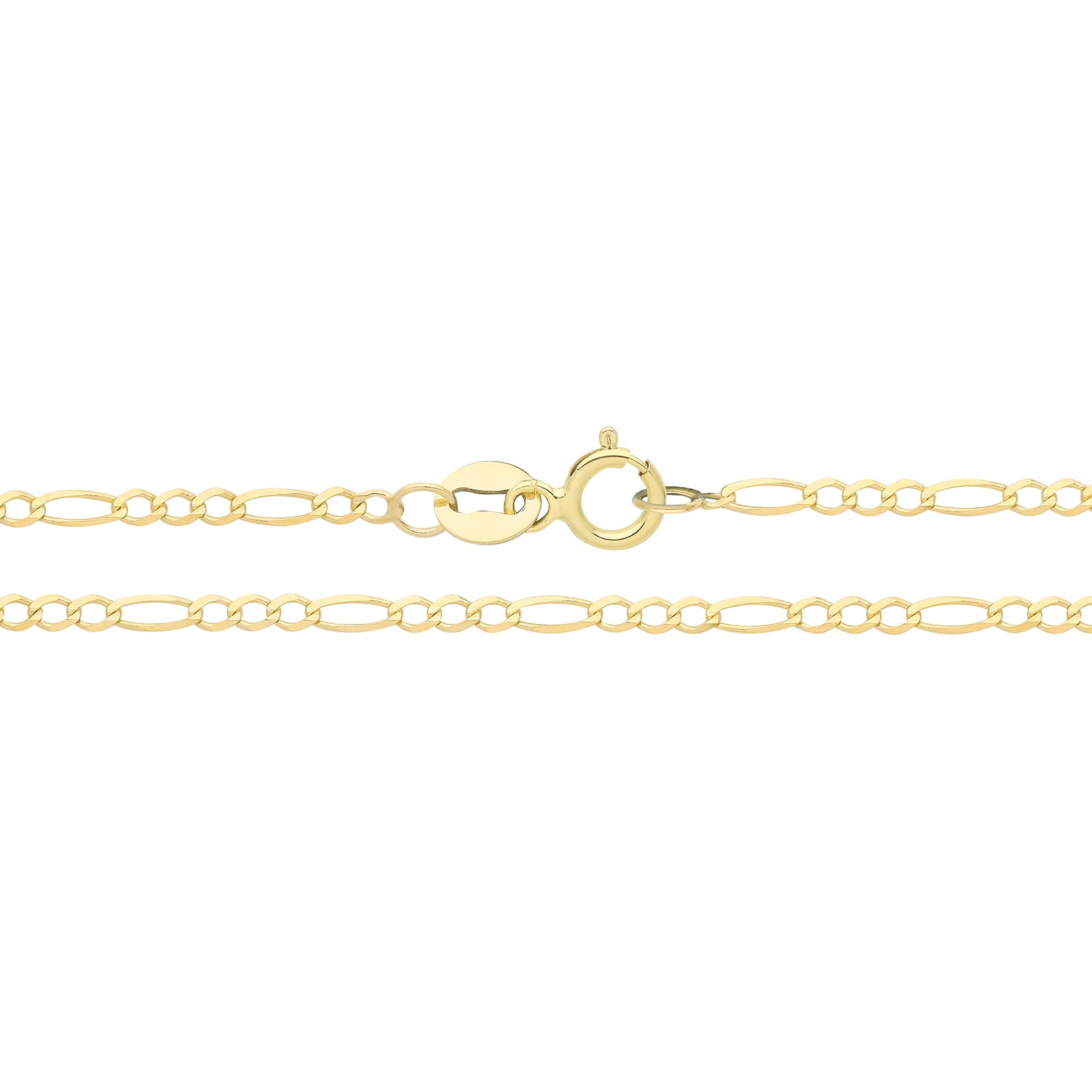 9CT GOLD FIGARO CHAIN