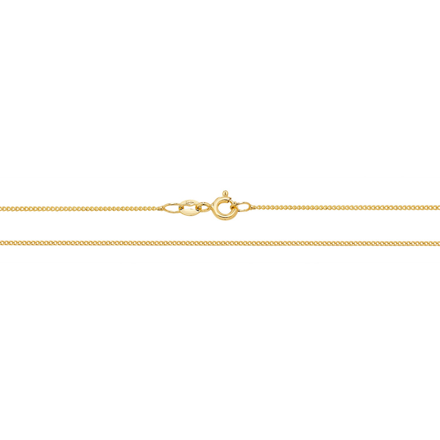 9CT GOLD CLOSE CURB CHAIN
