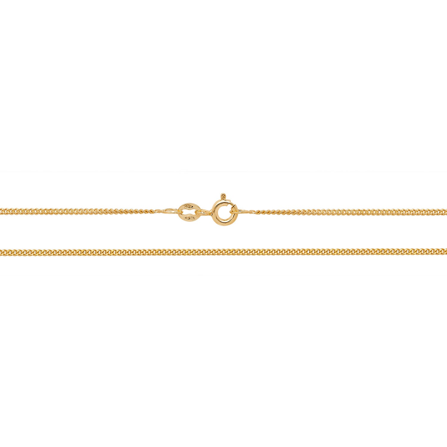 9CT GOLD CLOSE CURB CHAIN
