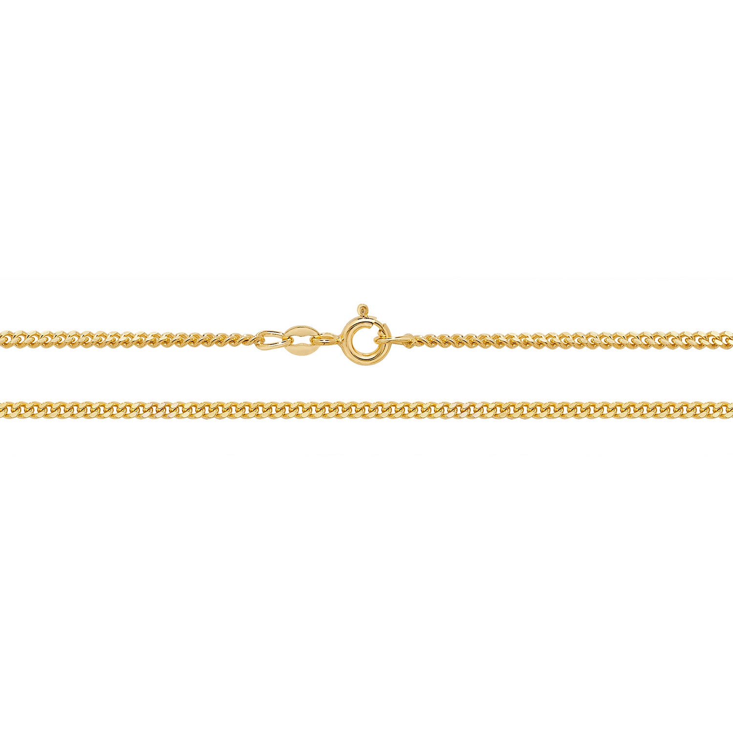 9CT GOLD CLOSE CURB CHAIN