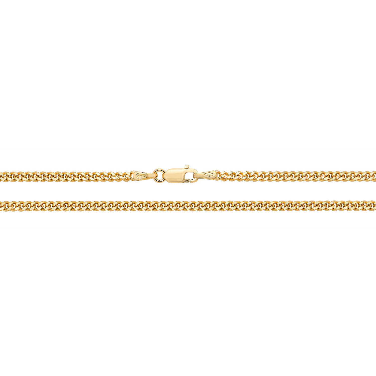 9CT GOLD CLOSE CURB CHAIN