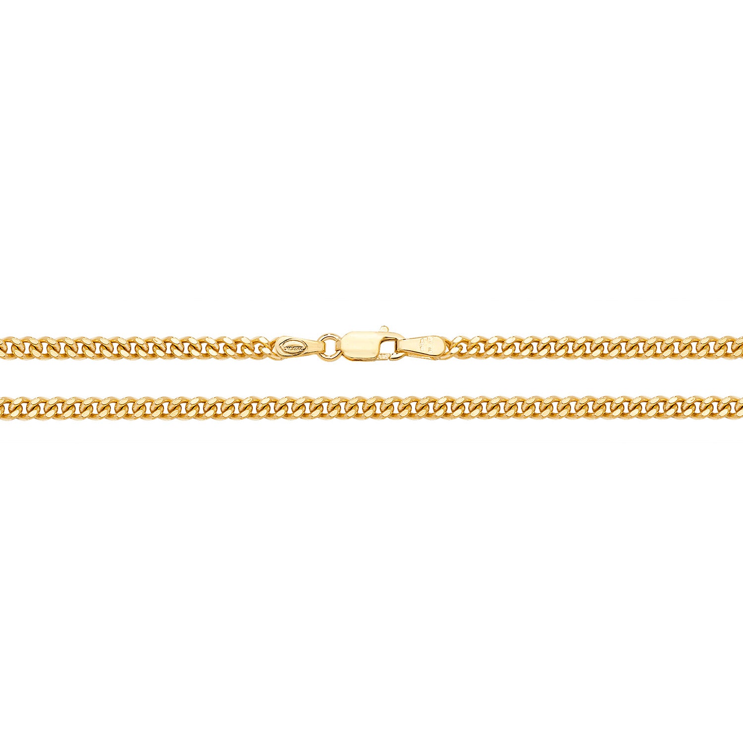 9CT GOLD CLOSE CURB CHAIN