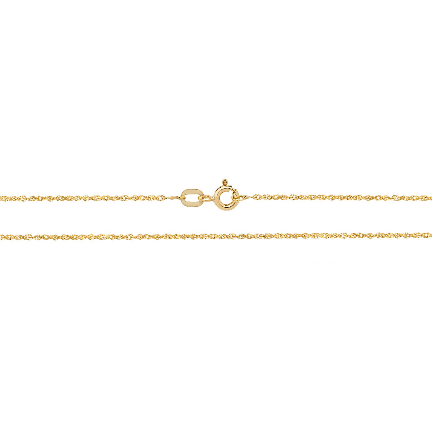 9CT GOLD DIAMOND CUT CHAIN