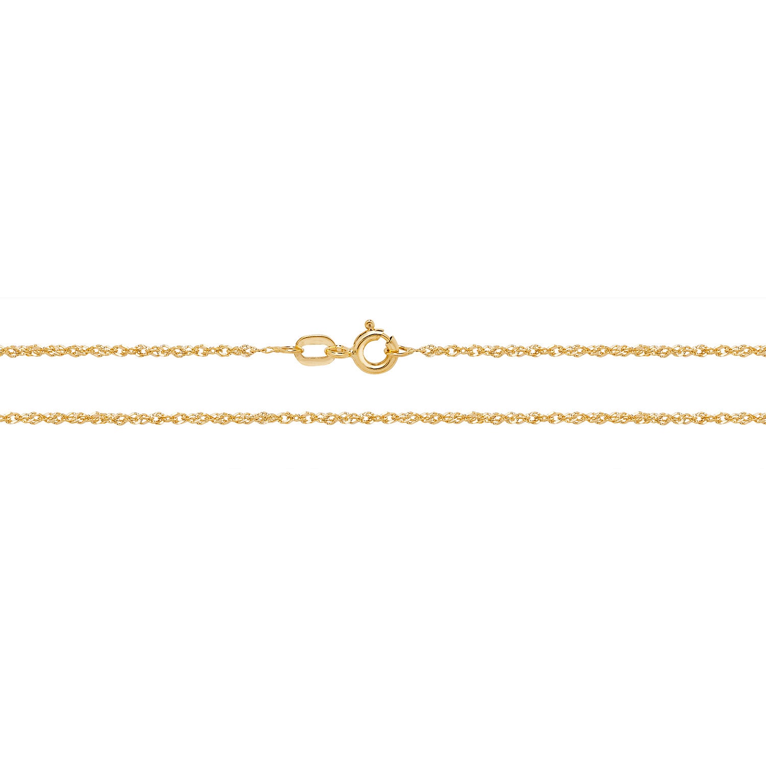 9CT GOLD DIAMOND CUT CHAIN