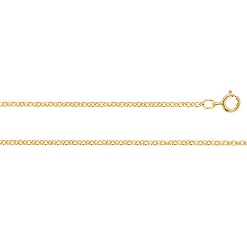 9CT GOLD BELCHER CHAIN