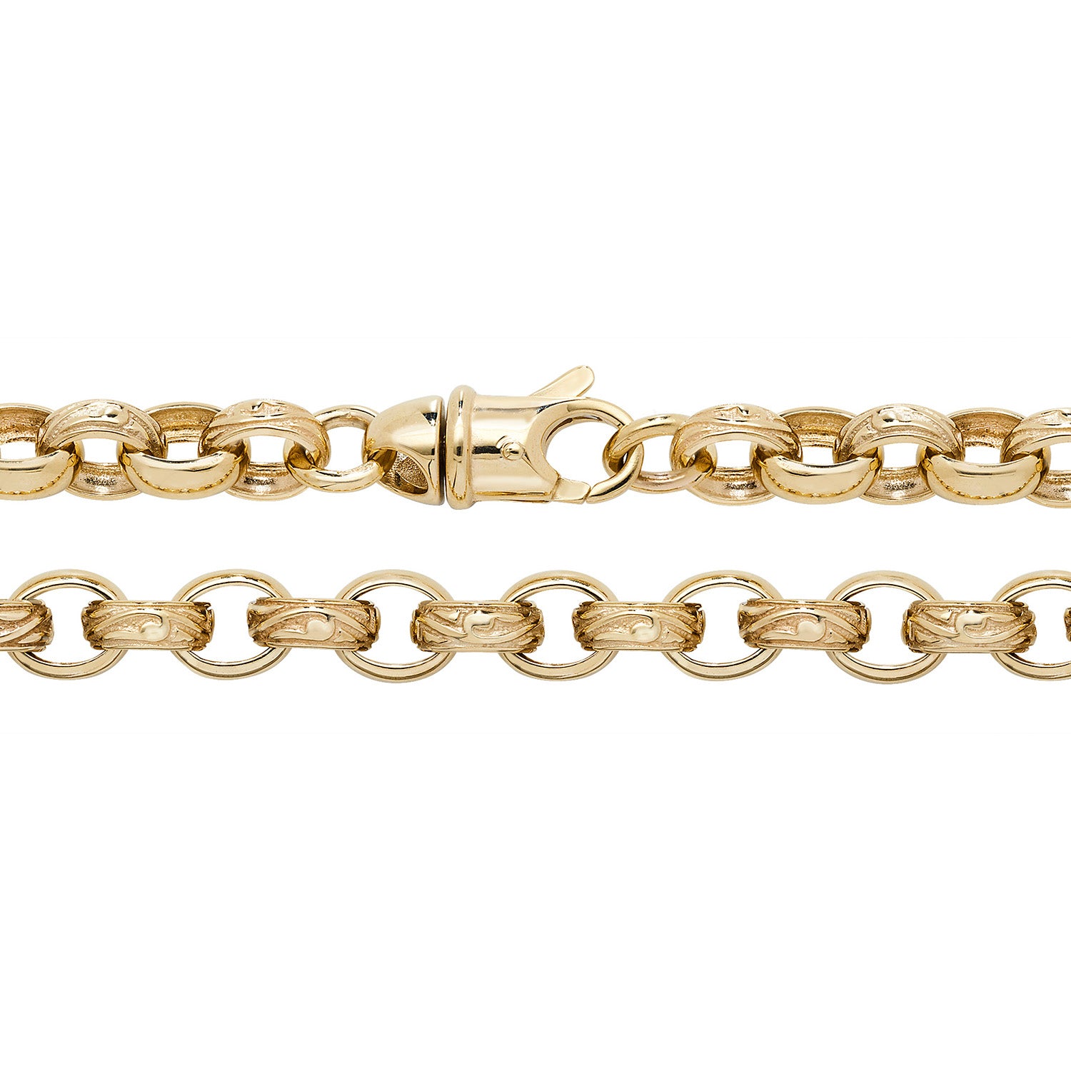 9CT GOLD CAST BELCHER CHAIN