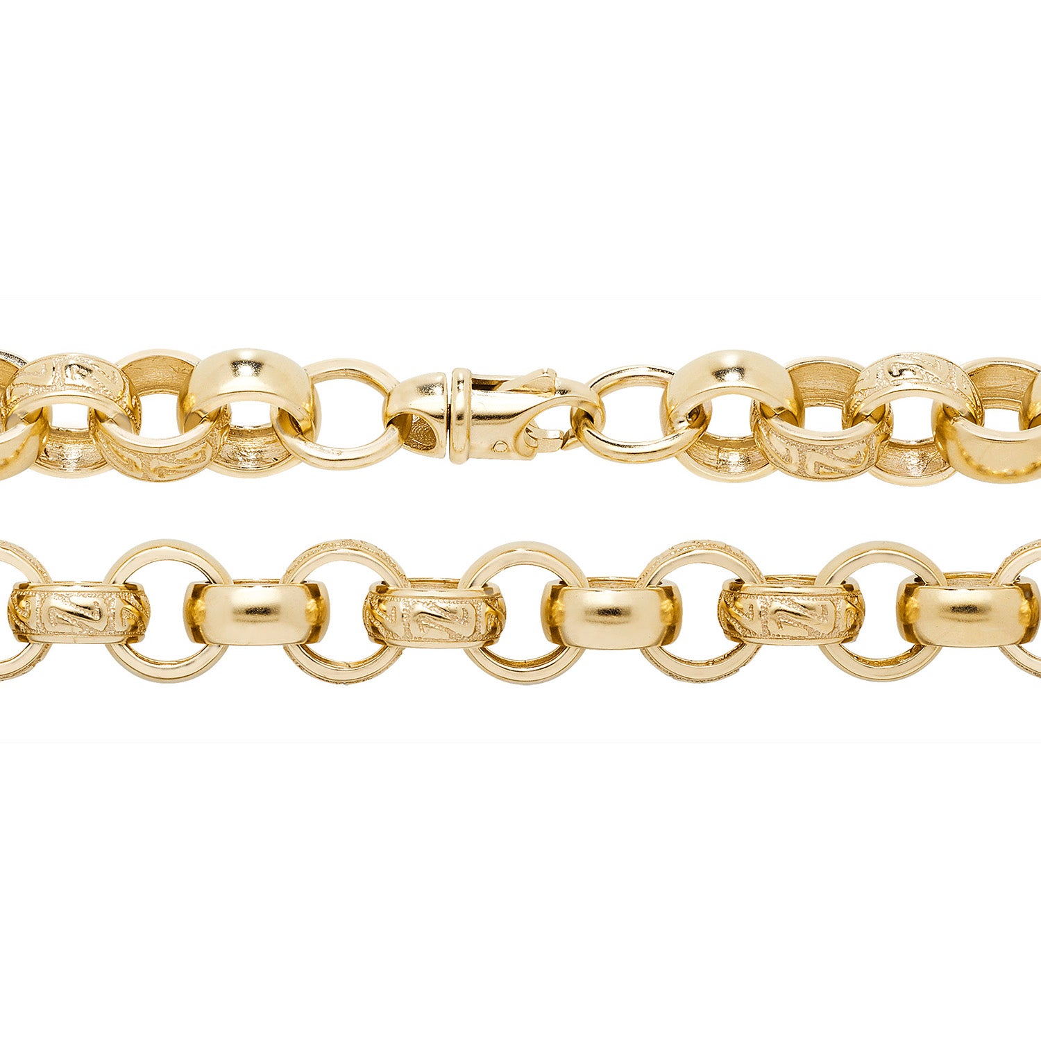 9CT GOLD CAST BELCHER CHAIN