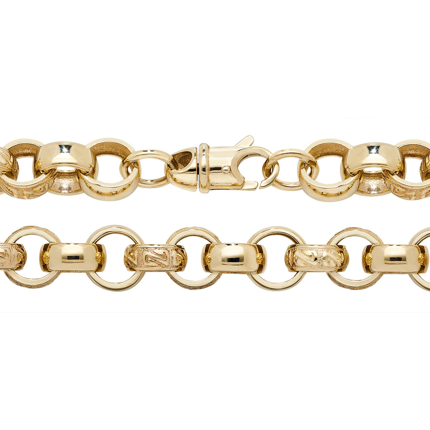 9CT GOLD CAST BELCHER CHAIN