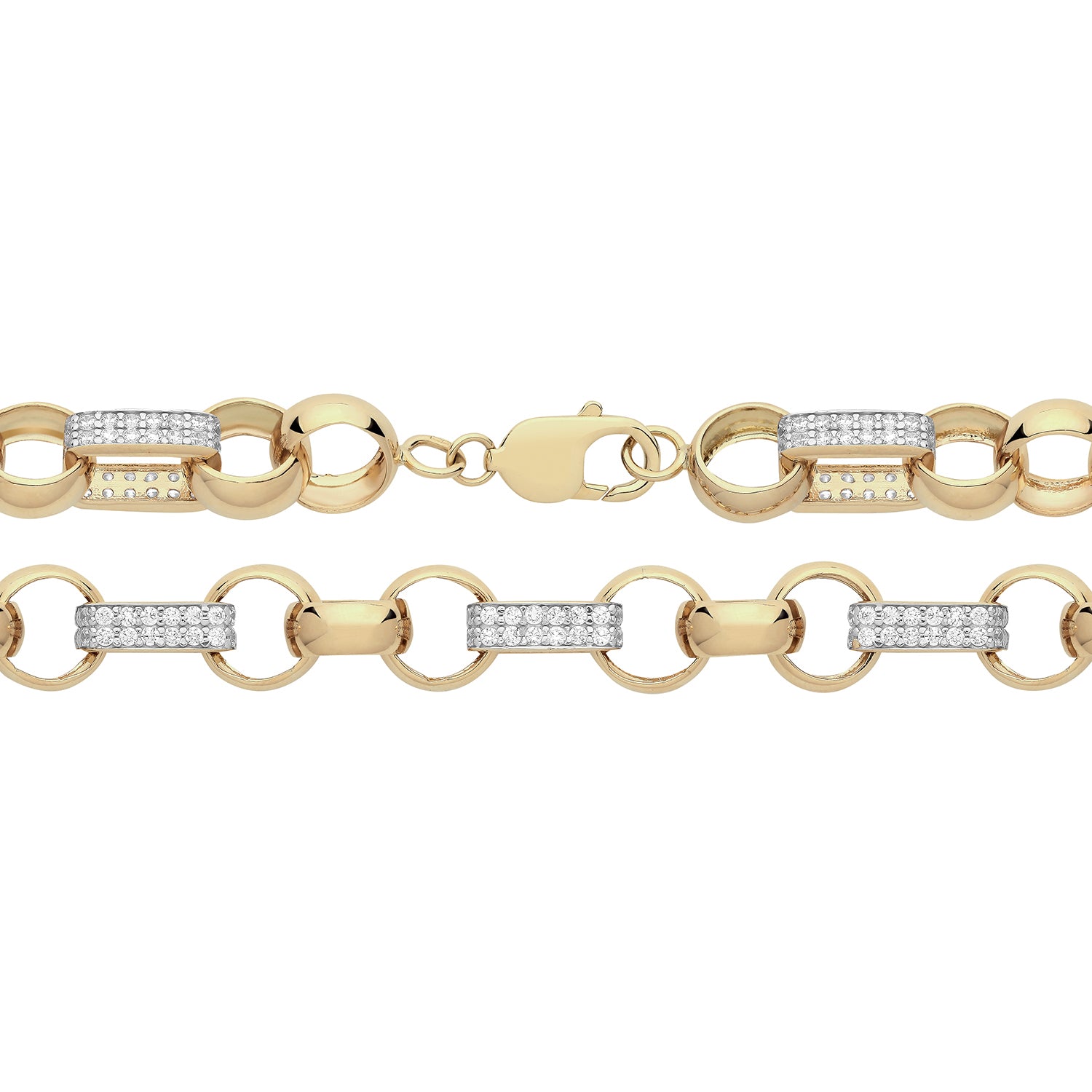 9CT YEL GOLD FIGARO BELCHER