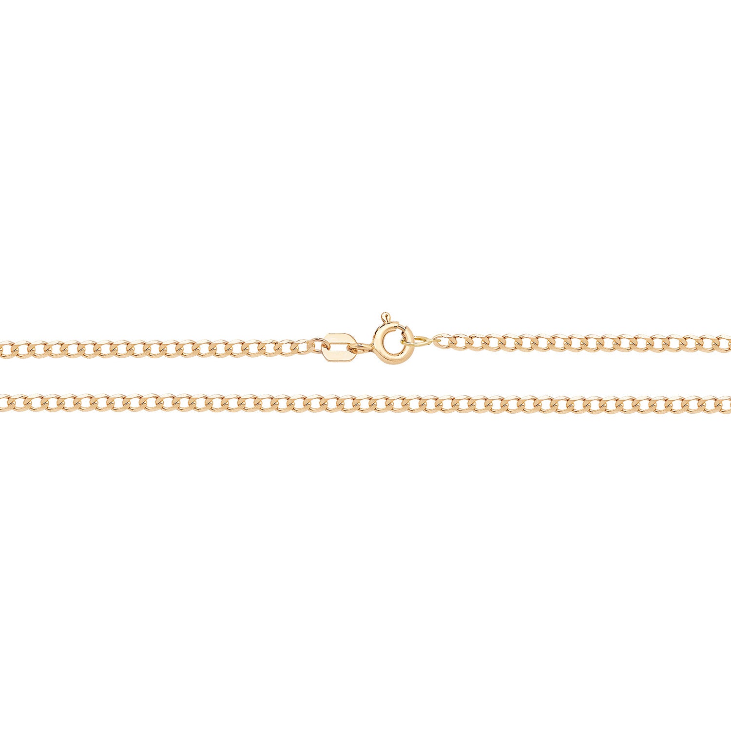 9CT GOLD FLAT CURB CHAIN