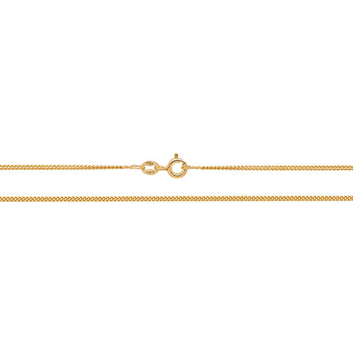 18CT GOLD CURB CHAIN