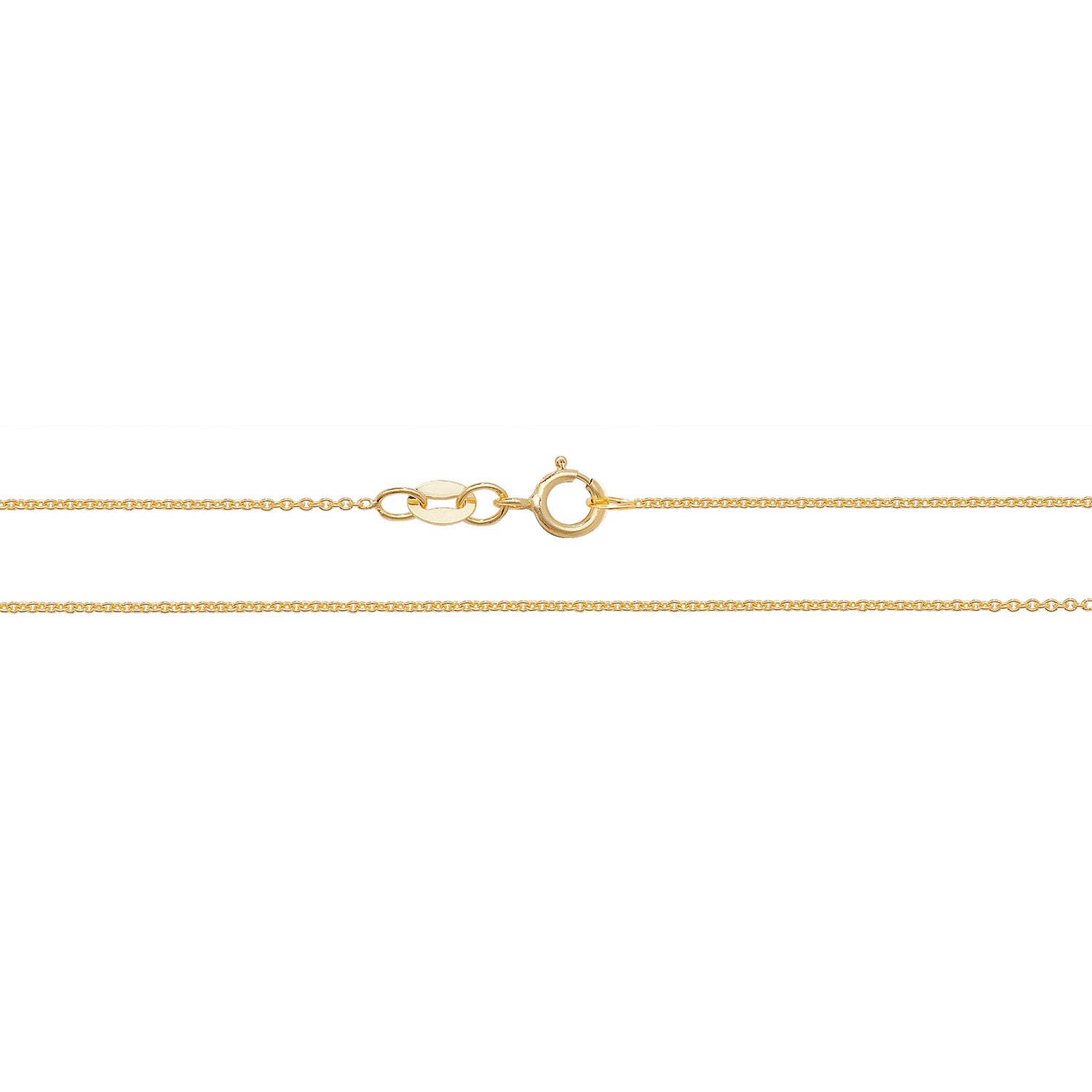 18CT GOLD CABLE CHAIN