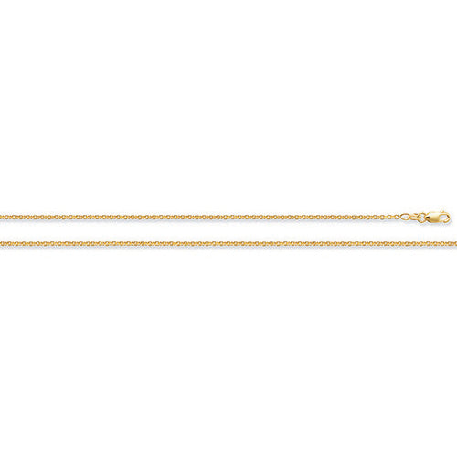 18CT GOLD ROLLO CHAIN
