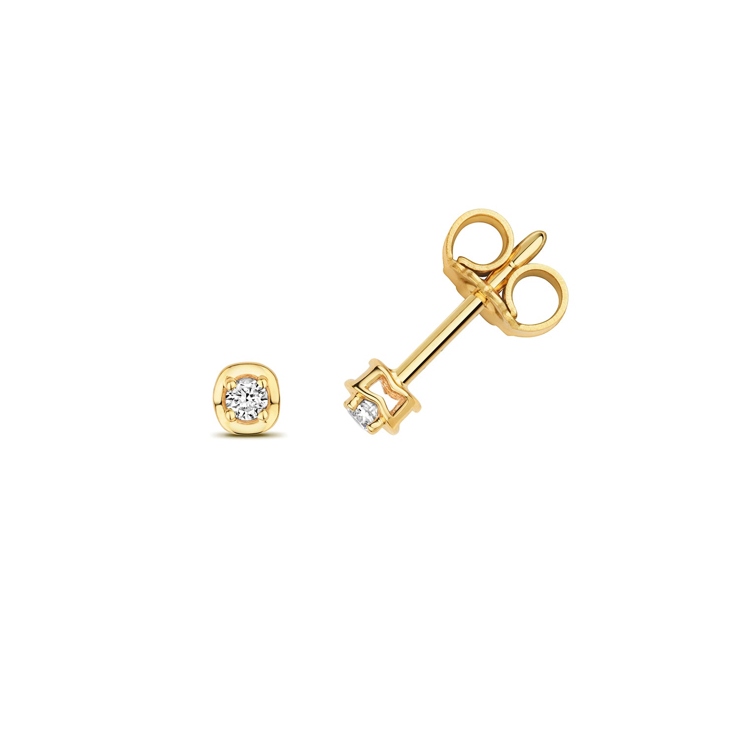 DIAMOND EARRING STUDS IN 9CT GOLD