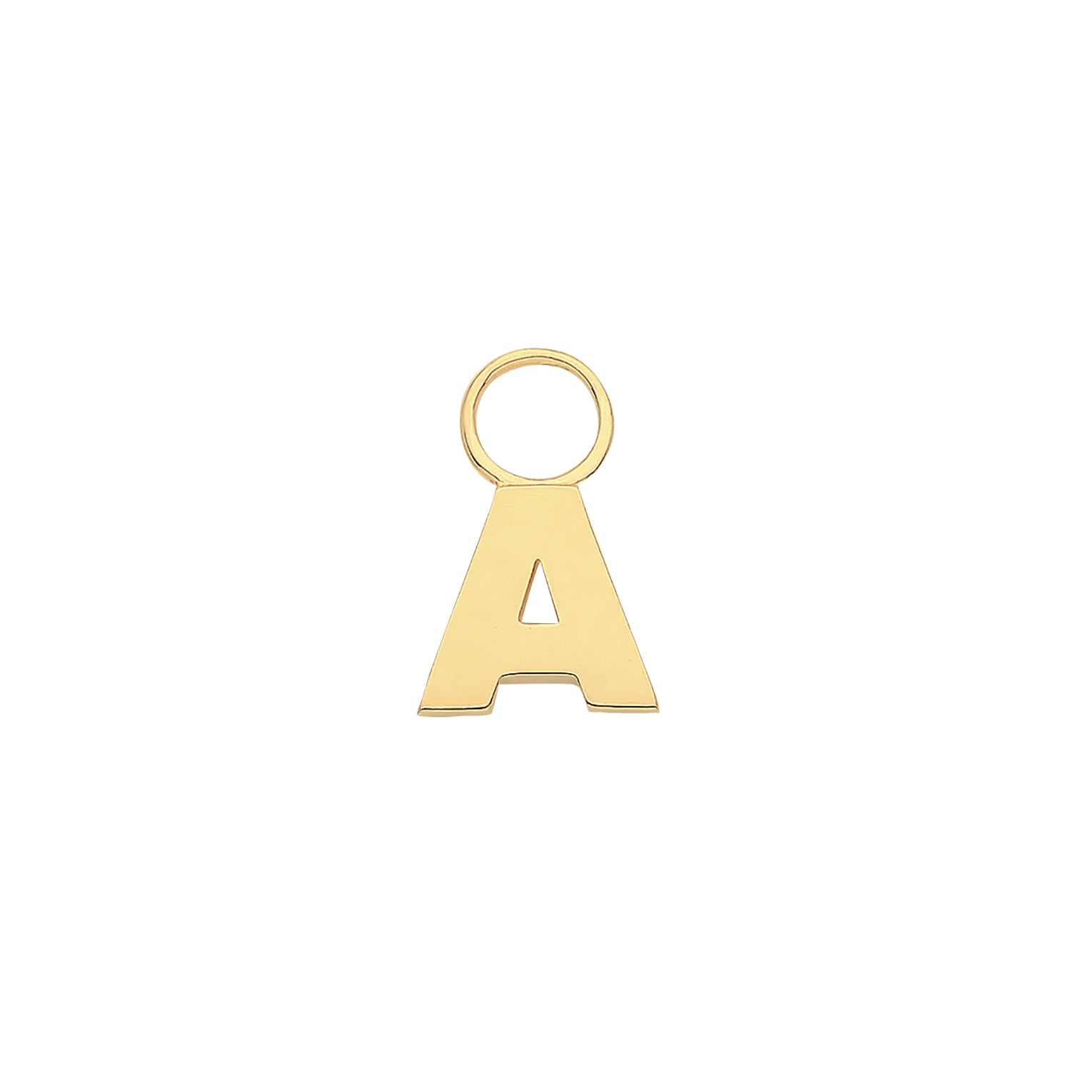 9CT GOLD INITIAL EARRING CHARM