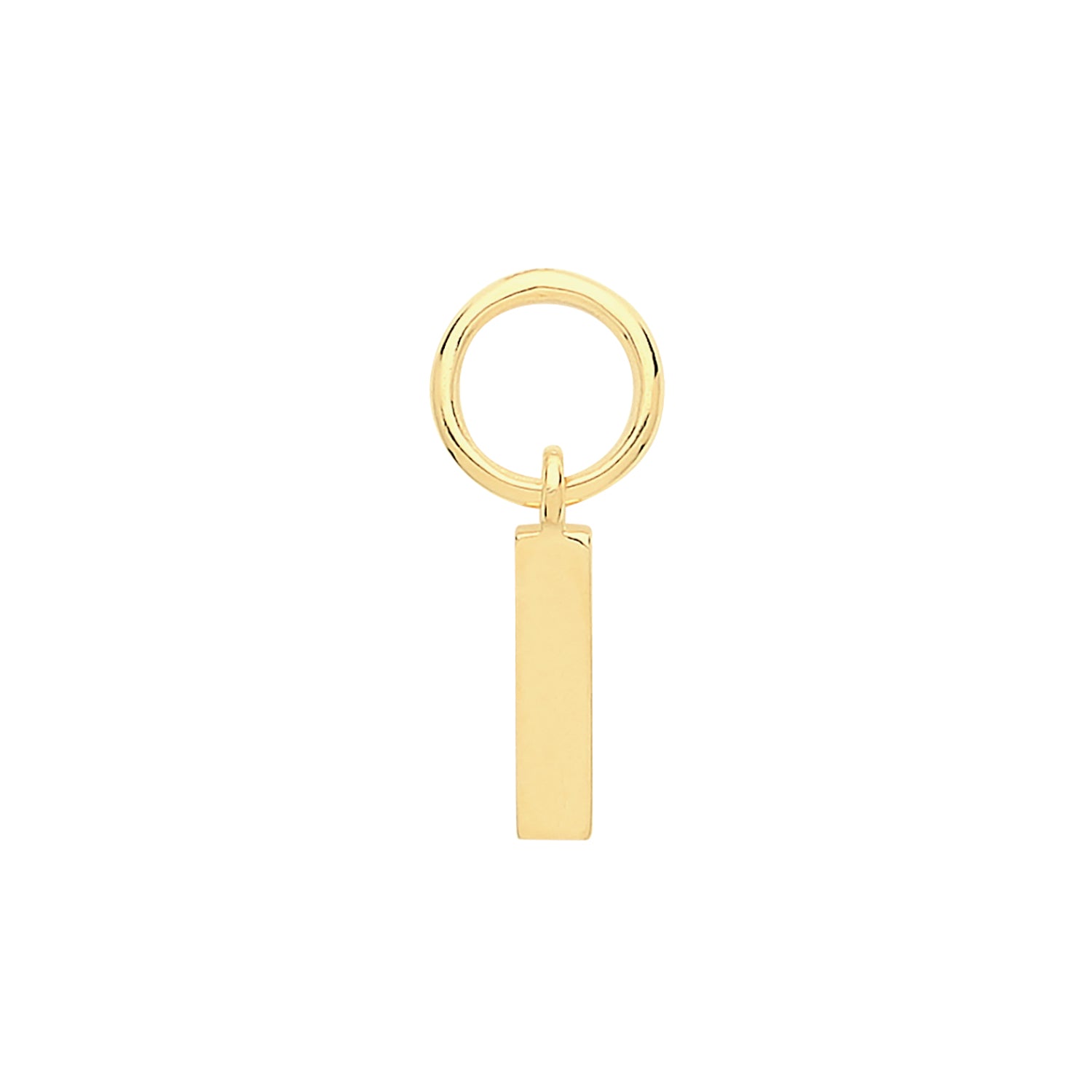 9CT GOLD BAR EARRING CHARM