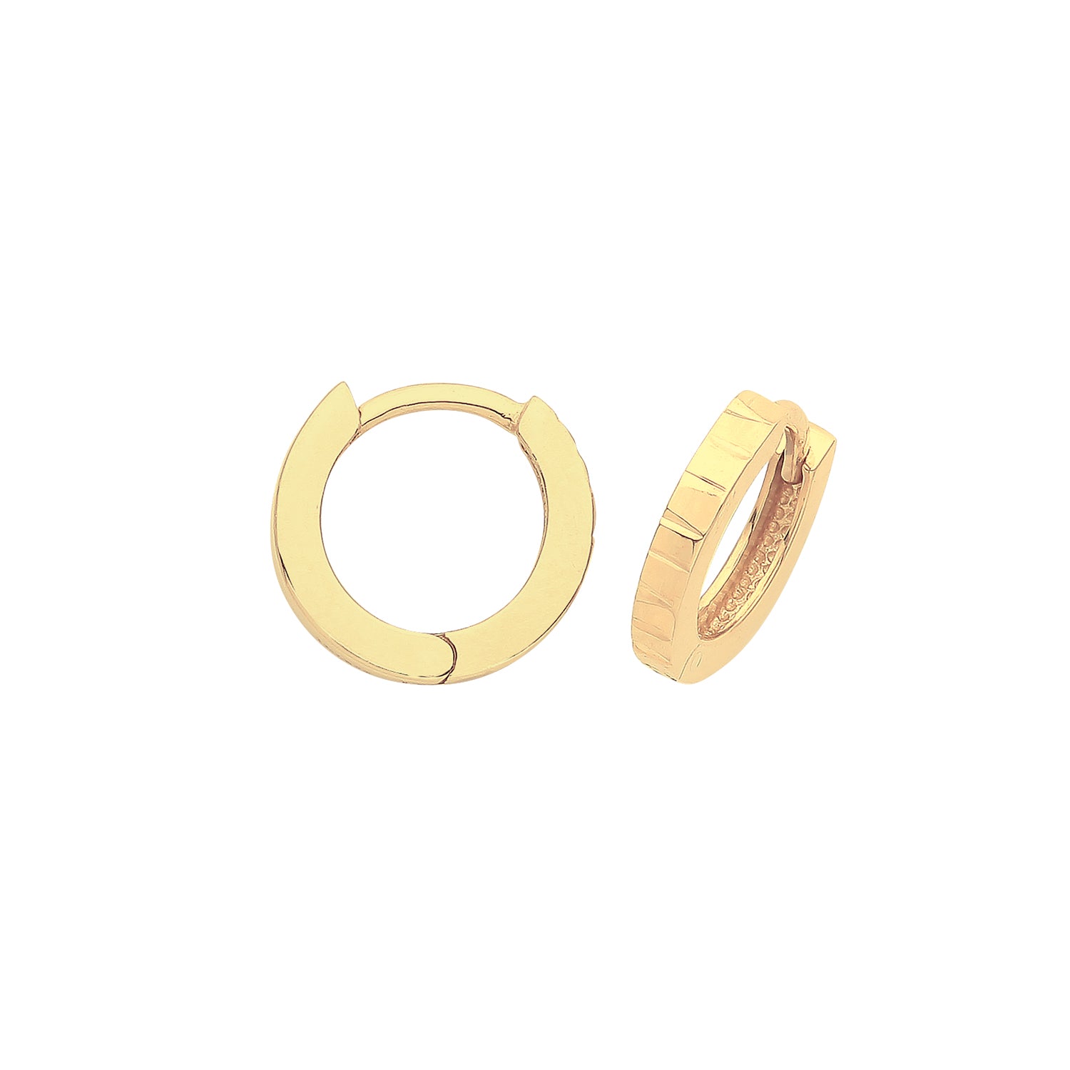 9CT YEL GOLD HINGED DC EARRINGS