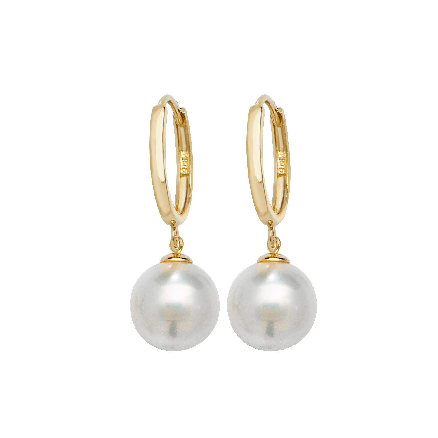 9CT YEL GOLD DROP EARRINGS