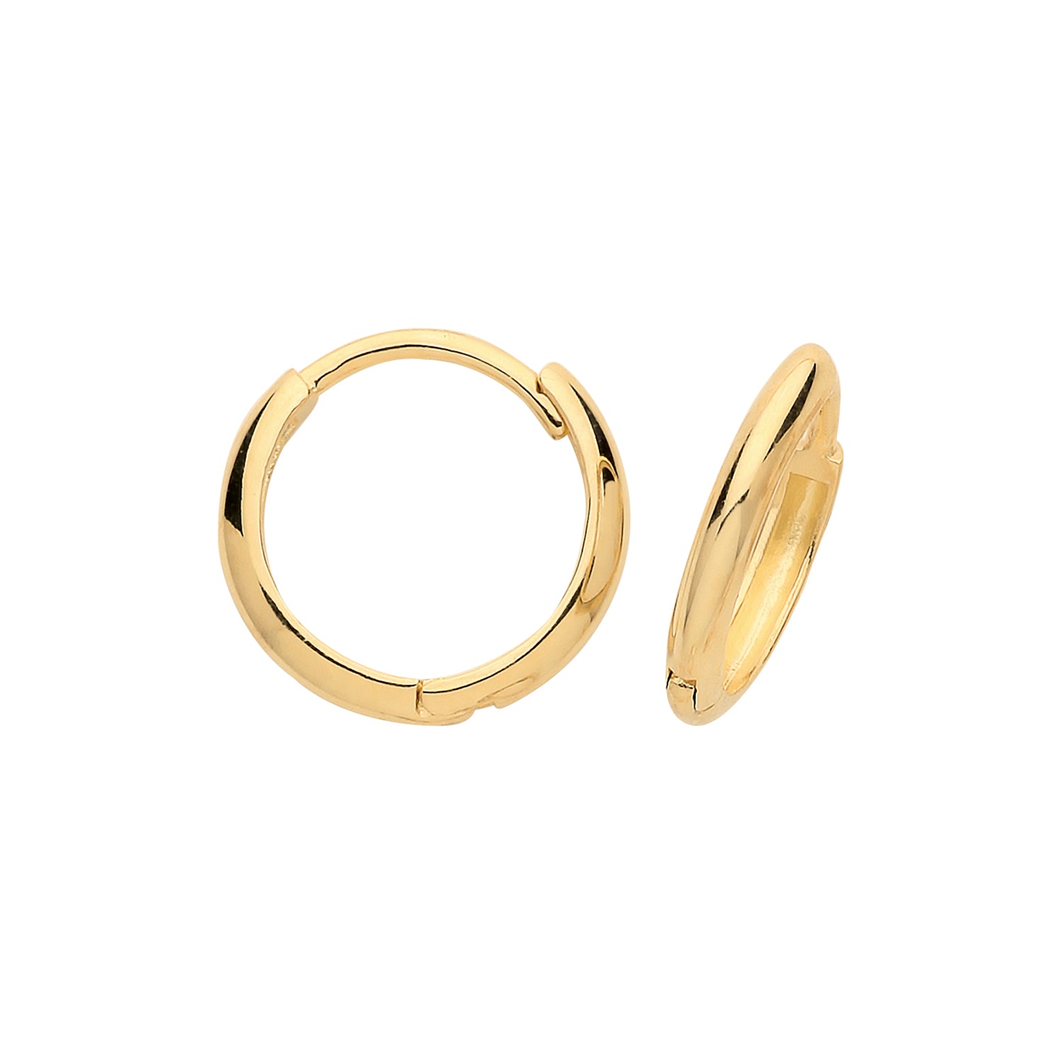 9CT YEL GOLD HINGED EARRINGS