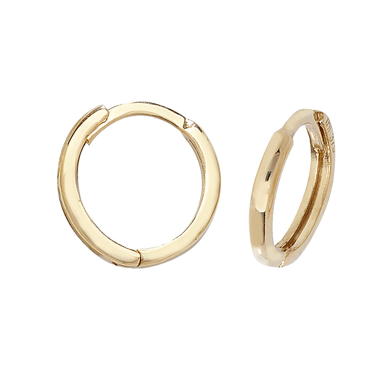 9CT YEL GOLD HINGED EARRINGS