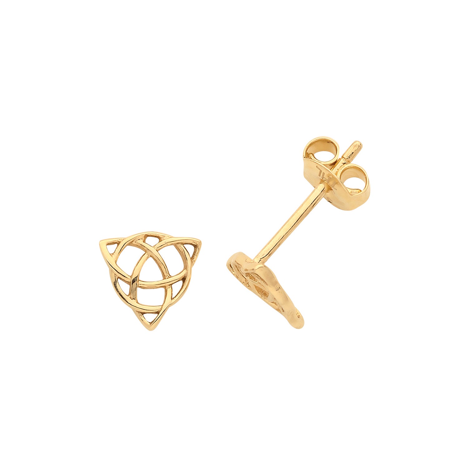 9CT GOLD CELTIC STUD EARRINGS