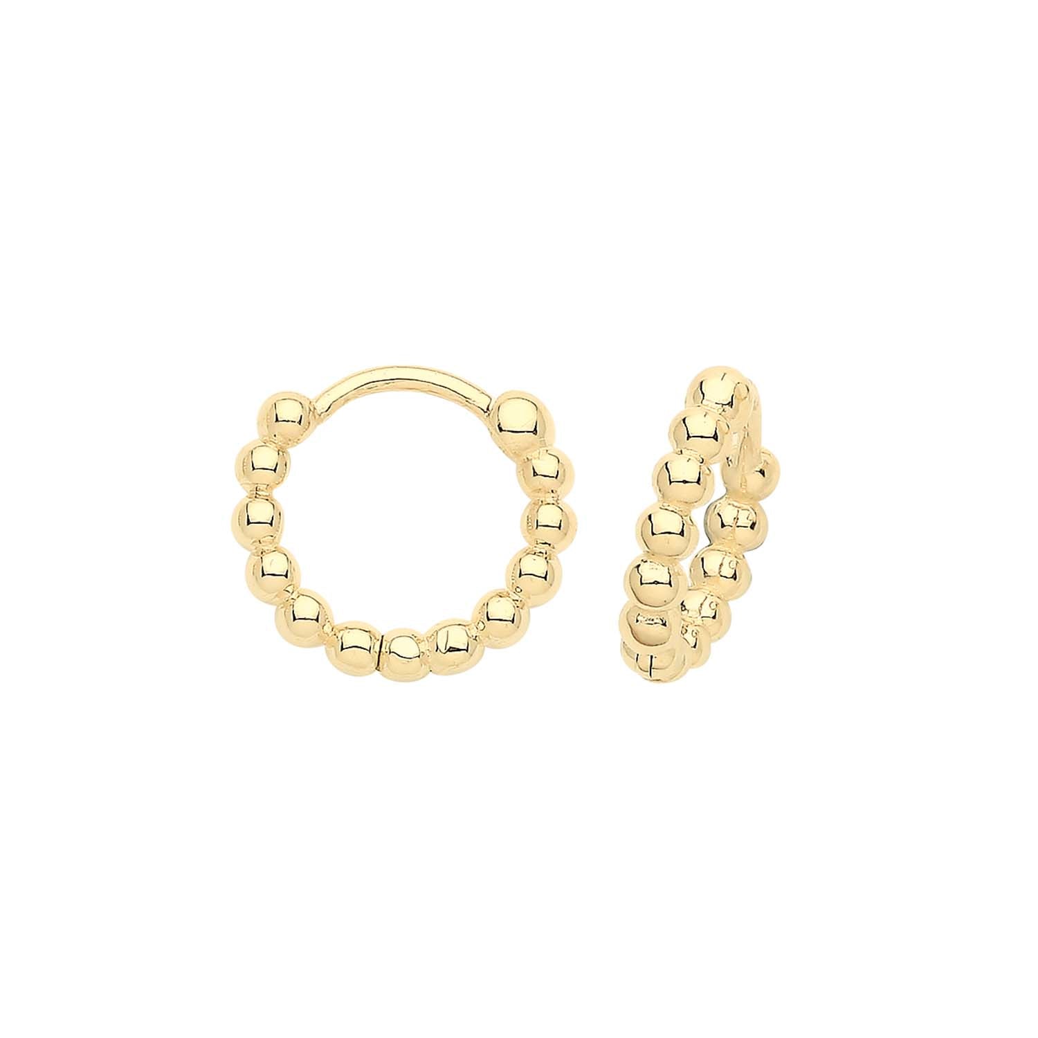 9CT YEL GOLD BOBBLE CLICKERS