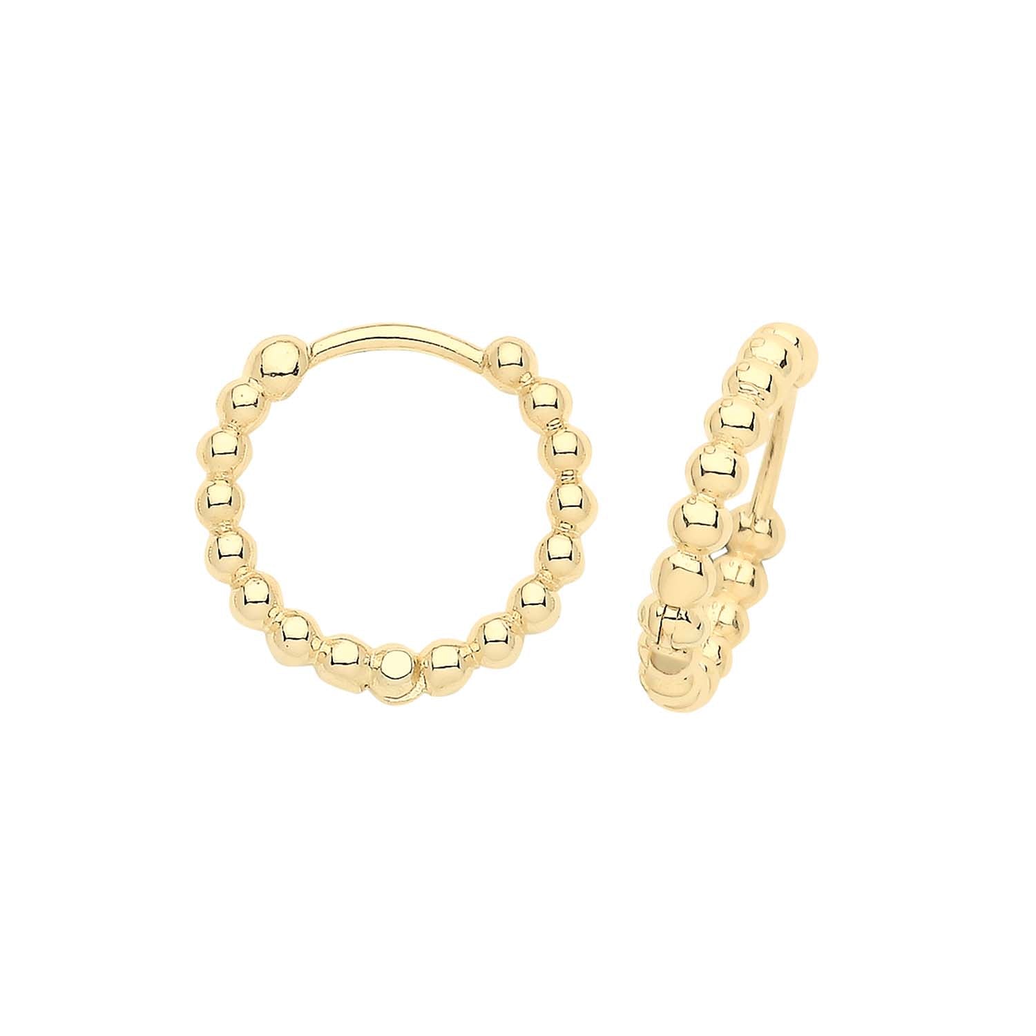 9CT YEL GOLD BOBBLE CLICKERS