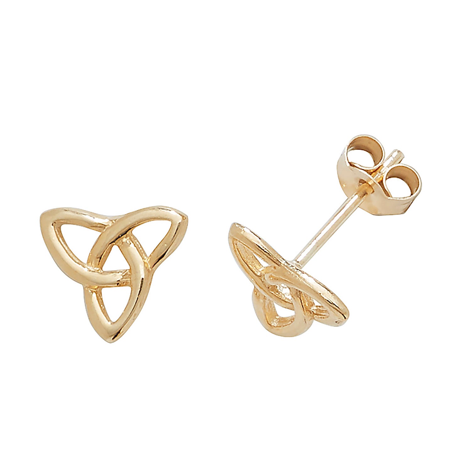9CT YEL GOLD CELTIC STUD EARRINGS