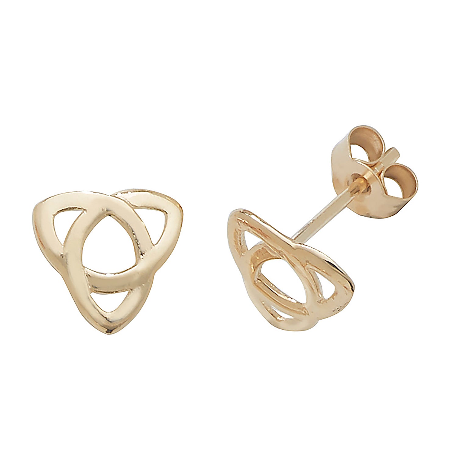 9CT YEL GOLD CELTIC STUD EARRINGS