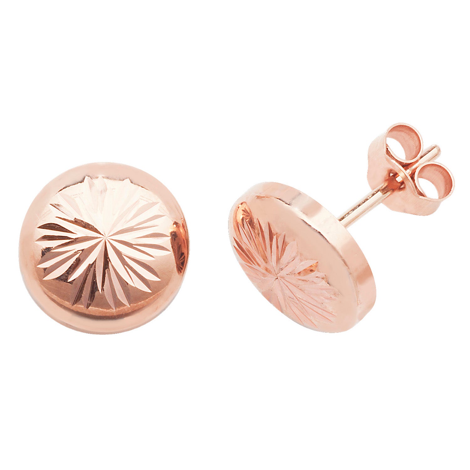 9CT ROSE GOLD STUD EARRINGS