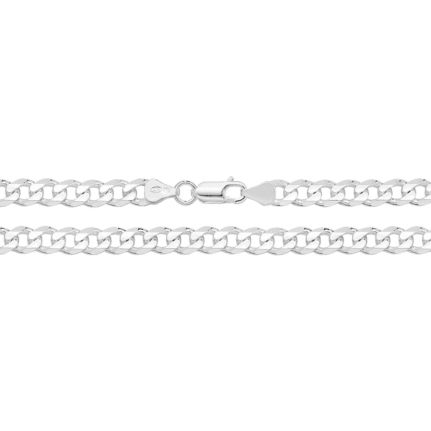SILVER CURB CHAIN