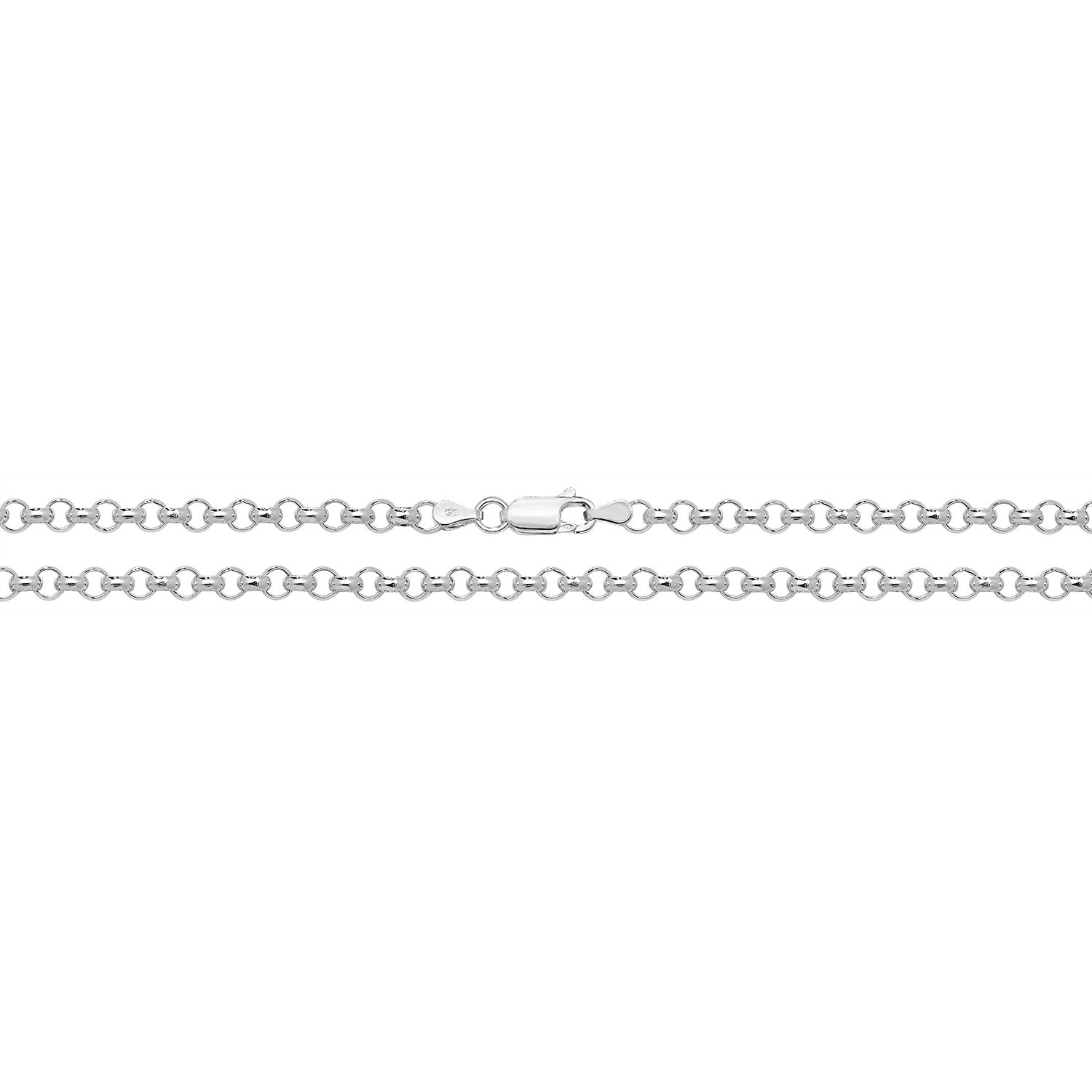 SILVER ROUND BELCHER CHAIN
