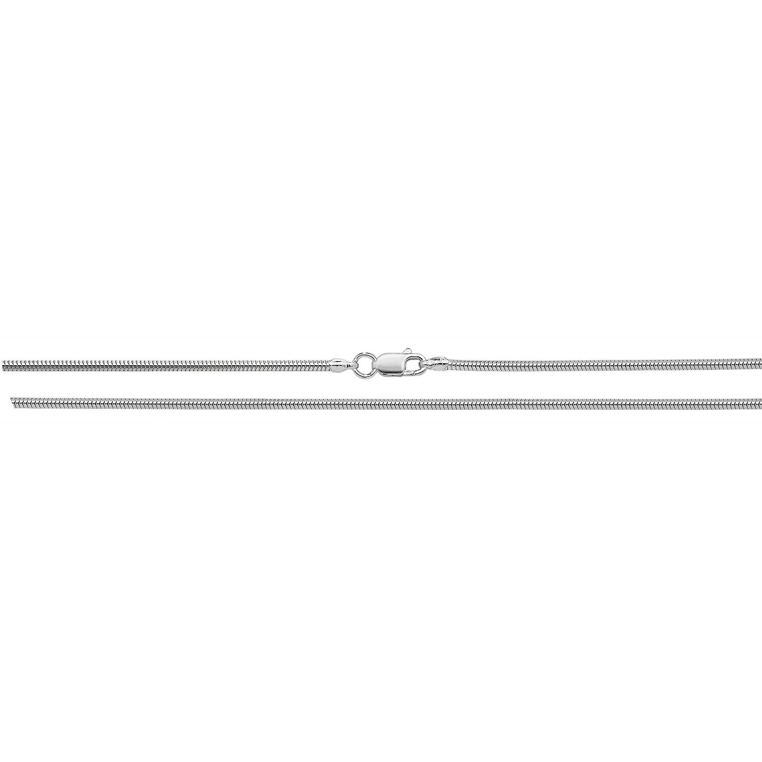 SILVER ROUND SNAKE CHAIN