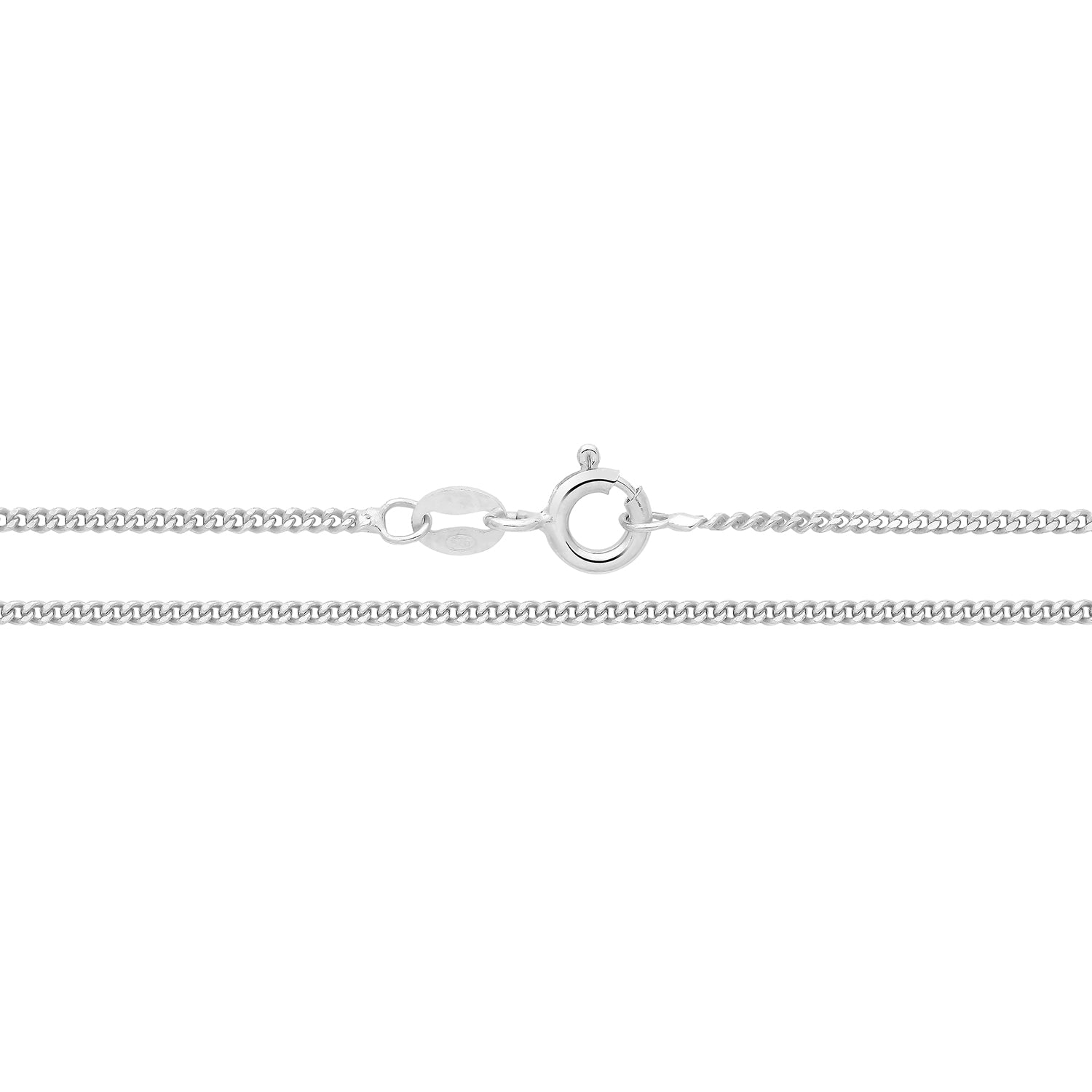 SILVER FINE CURB CHAIN